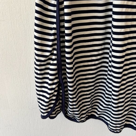 Ekouaer Tank Top Womens Small Blue Striped Nautical Scoop Neck - Picture 4 of 6